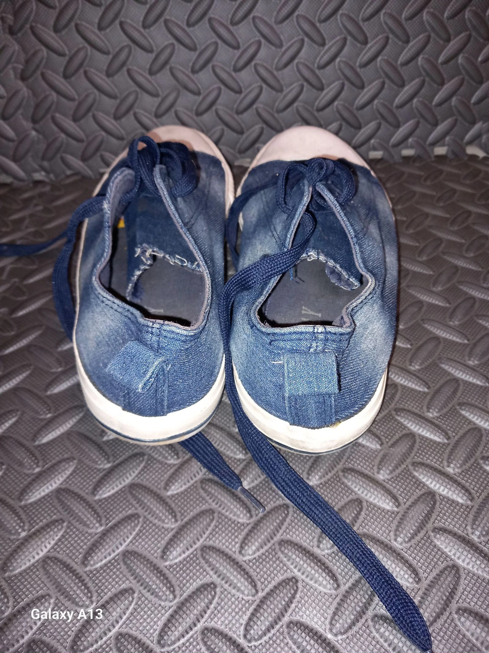 Low-top canvas sneakers No Way – Washed Jean Effect – Size 40 – photo 5